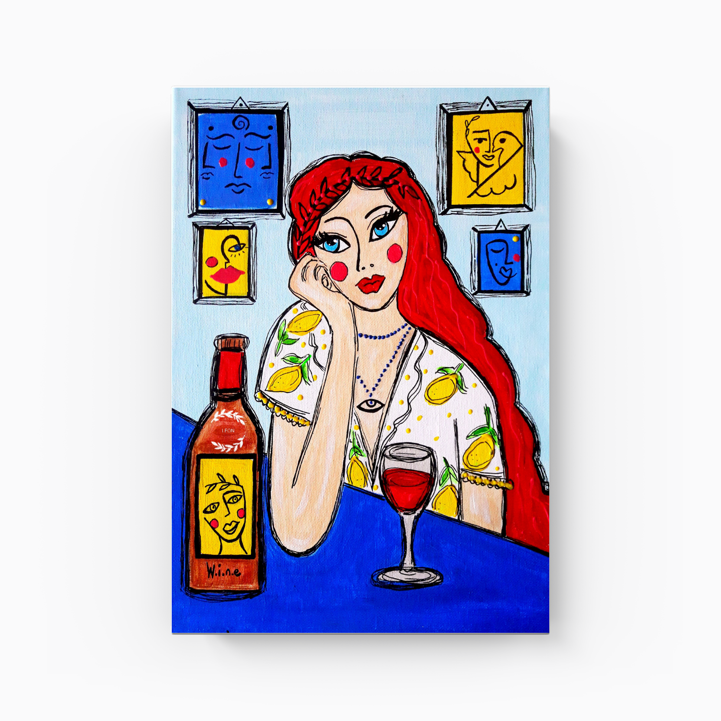 Wine lover - Canvas Print