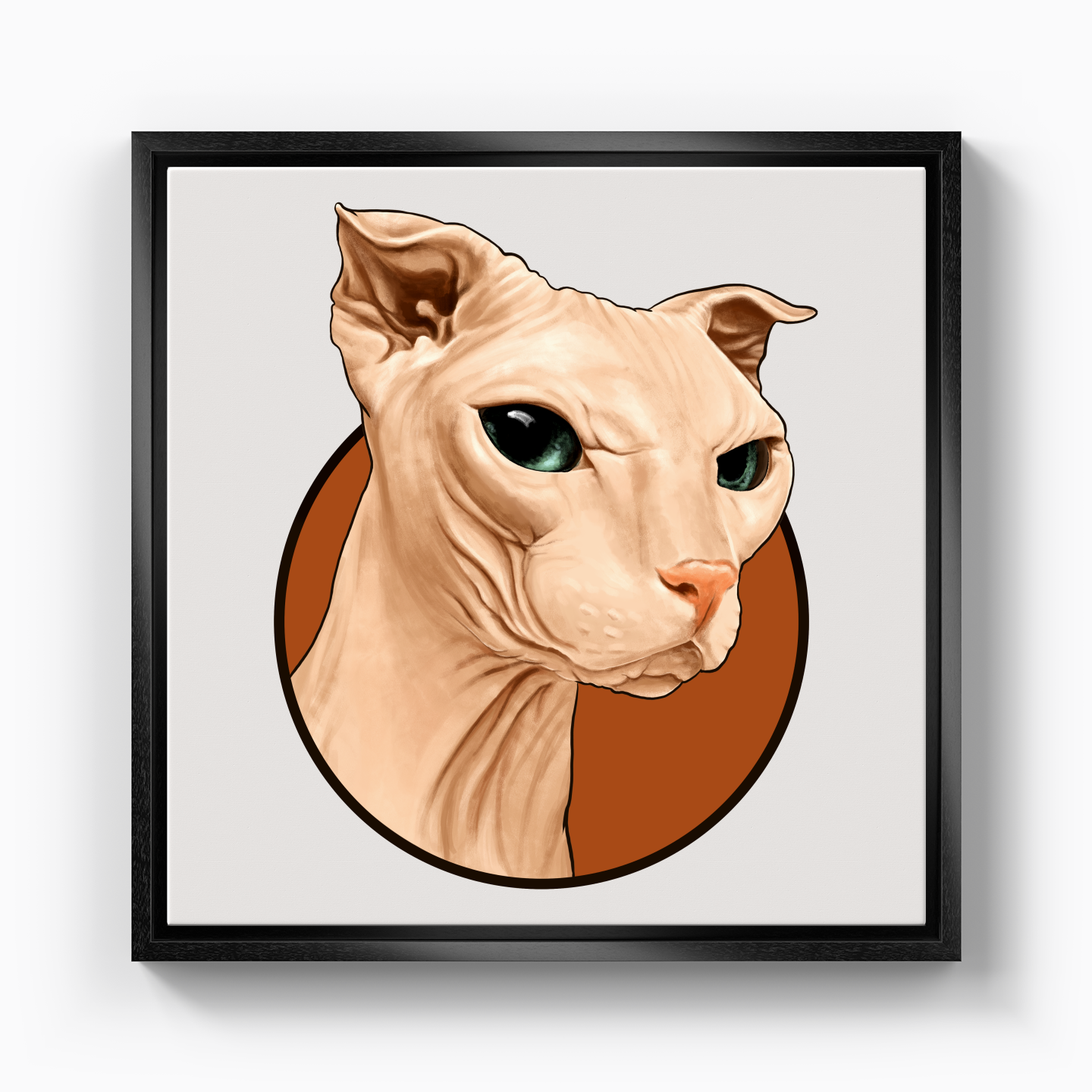 Sphynx cat - Canvas Print