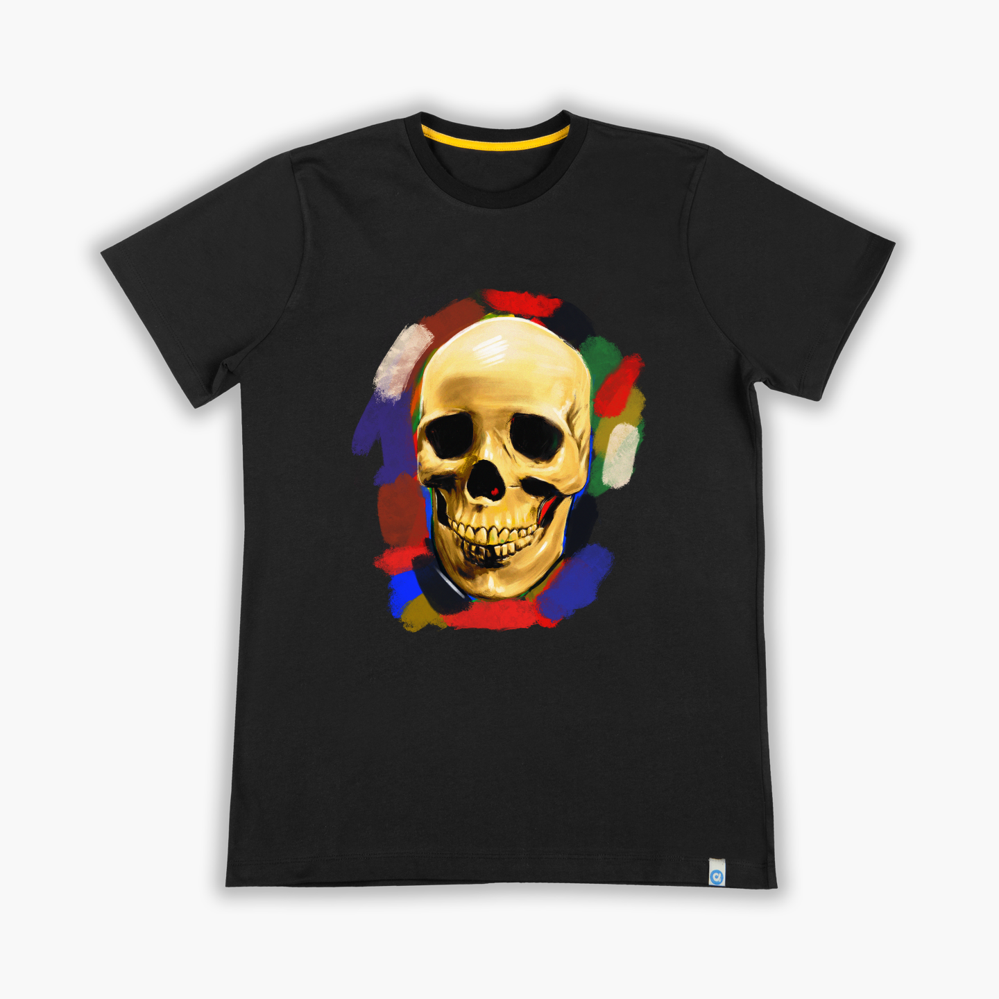 colorful skull - T-shirt