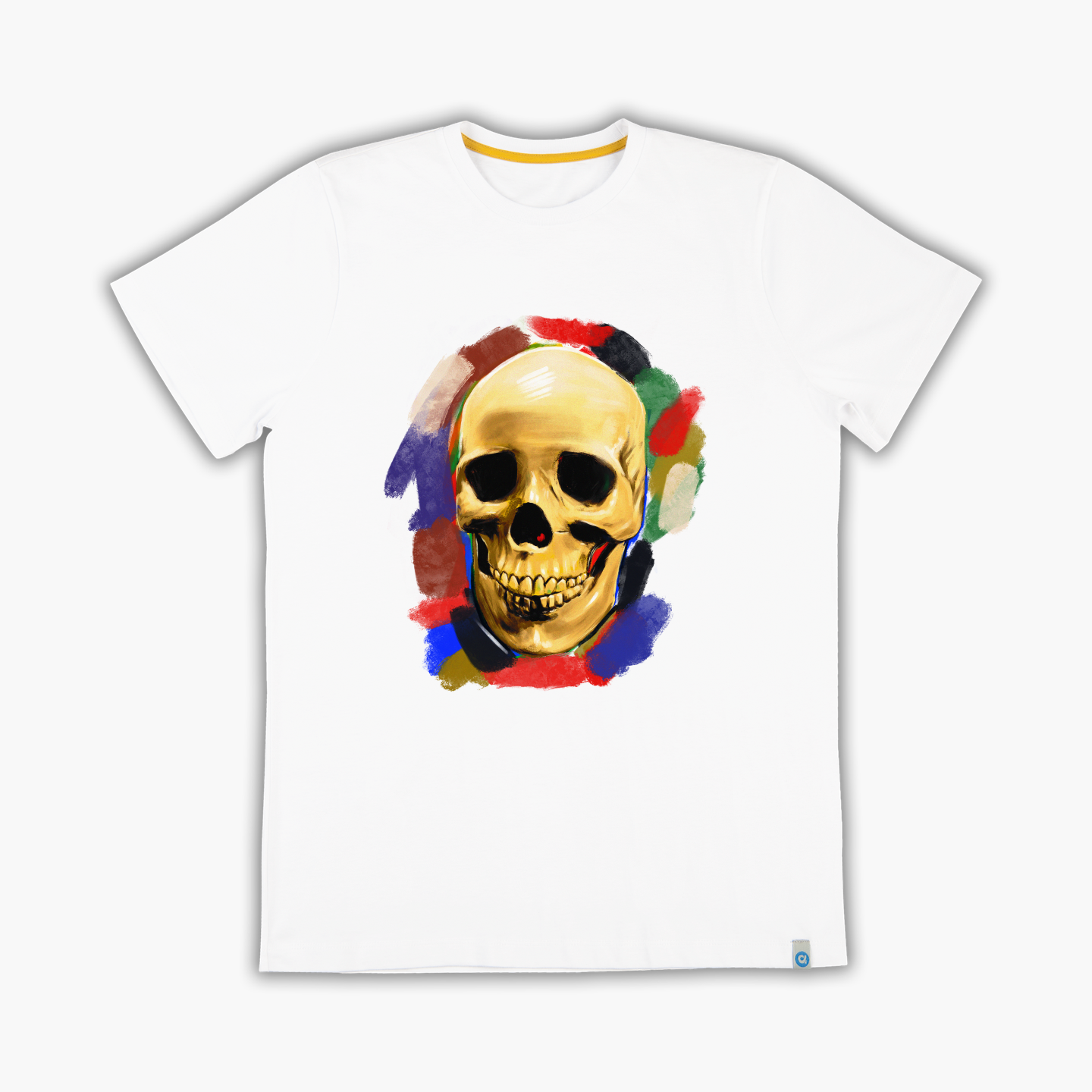 colorful skull - T-shirt