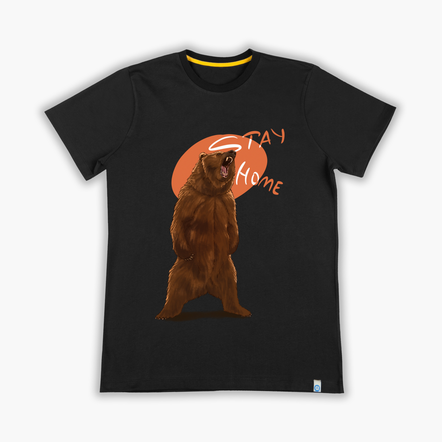 Stay Home Bear - T-Shirt