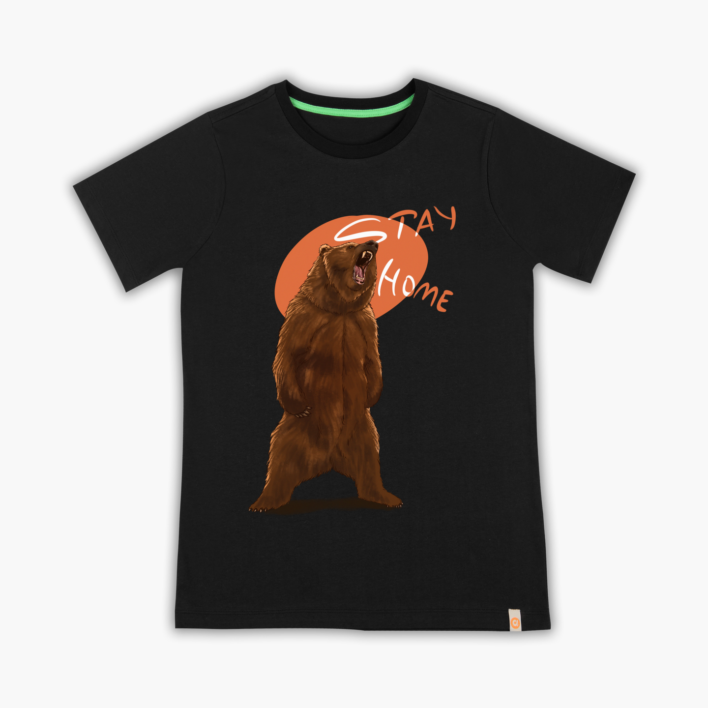 Stay Home Bear - T-Shirt