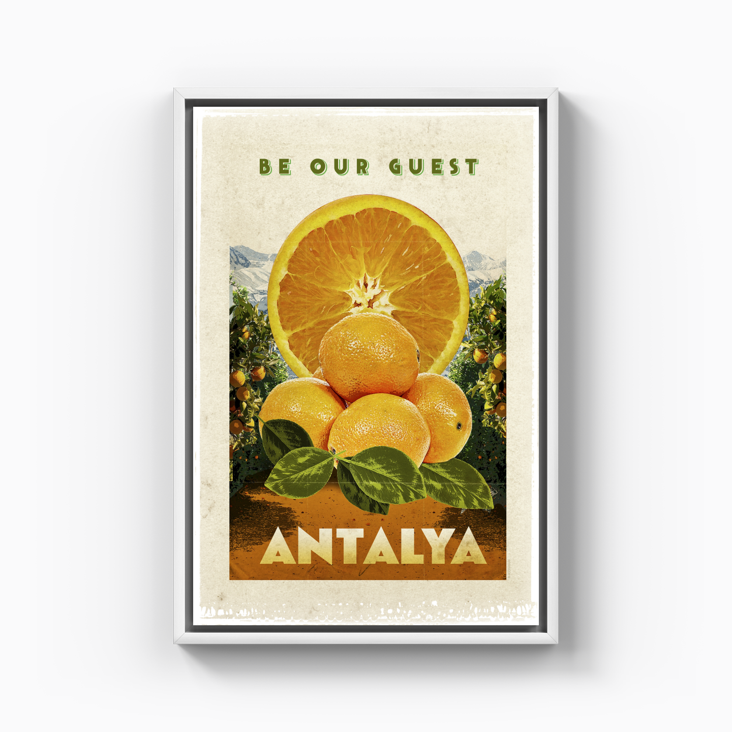 Antalya Orange - Canvas Painting