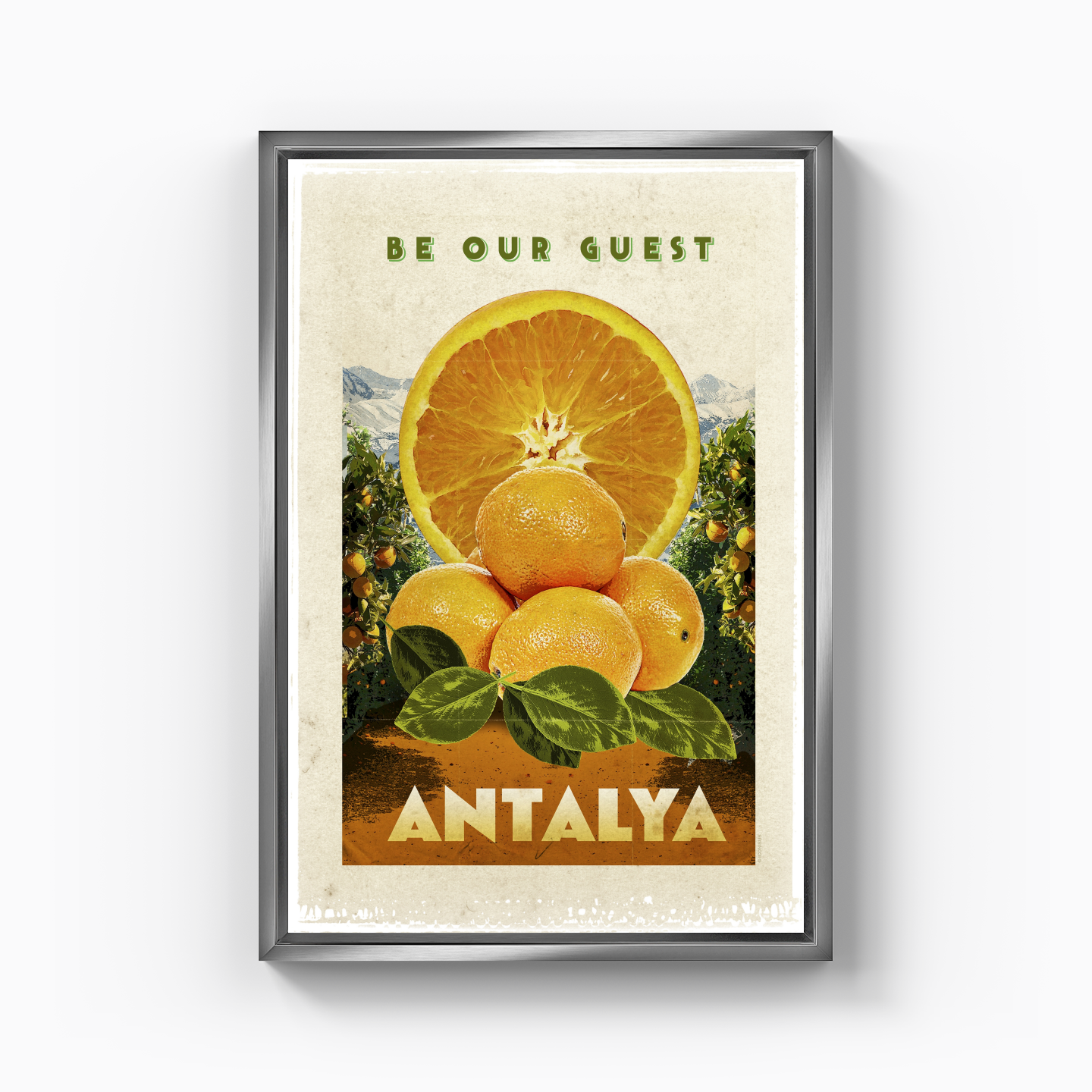 Antalya Orange - Canvas Painting