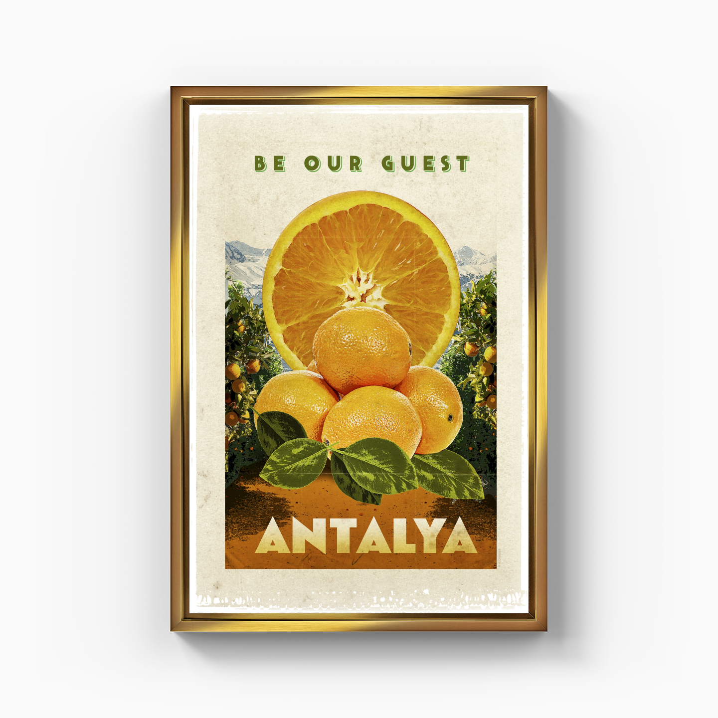 Antalya Orange - Canvas Painting