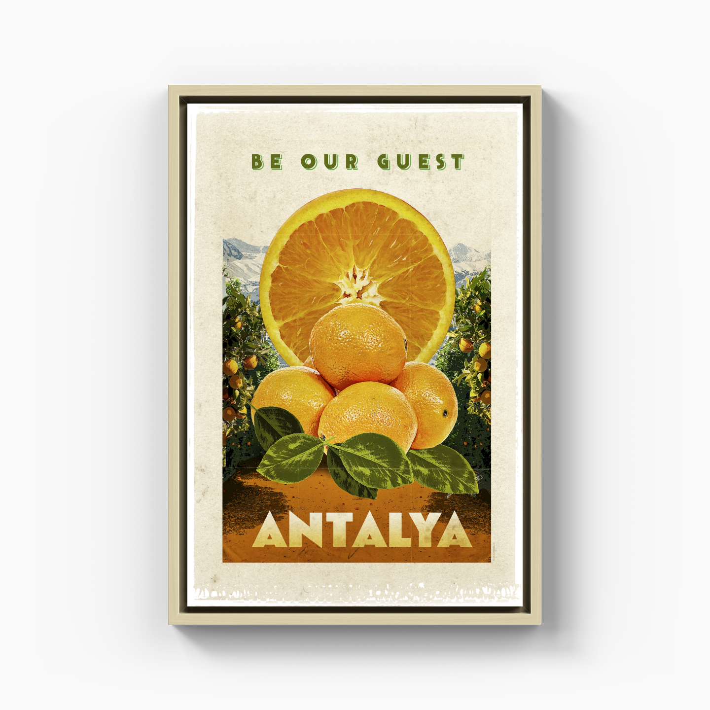 Antalya Orange - Canvas Painting