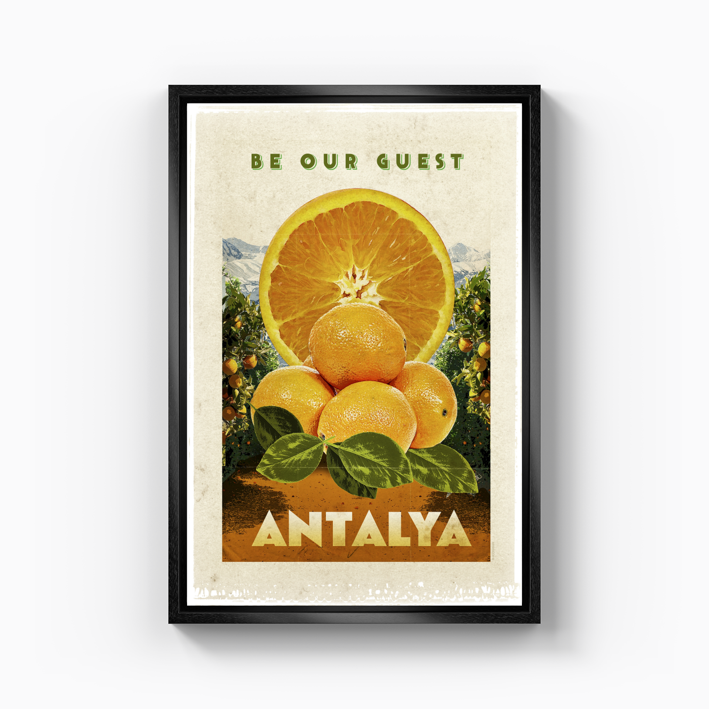 Antalya Orange - Canvas Painting