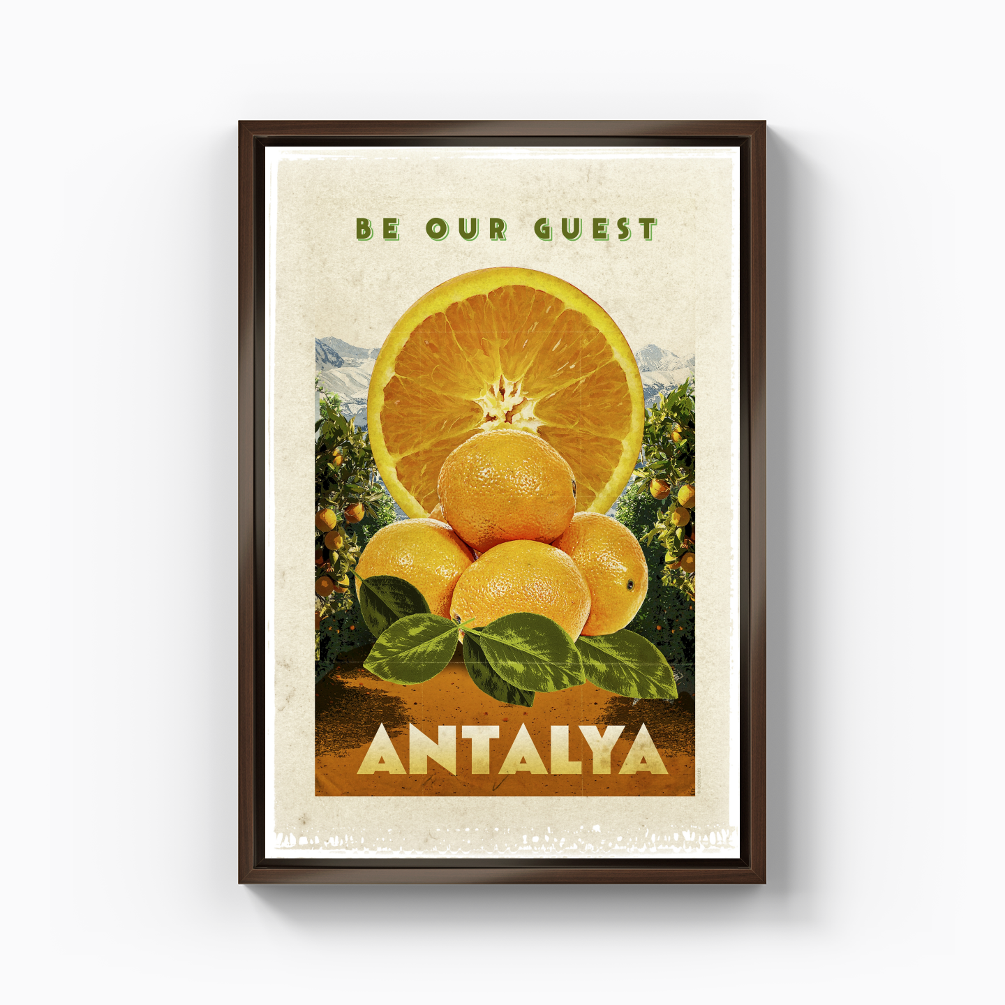 Antalya Orange - Canvas Painting