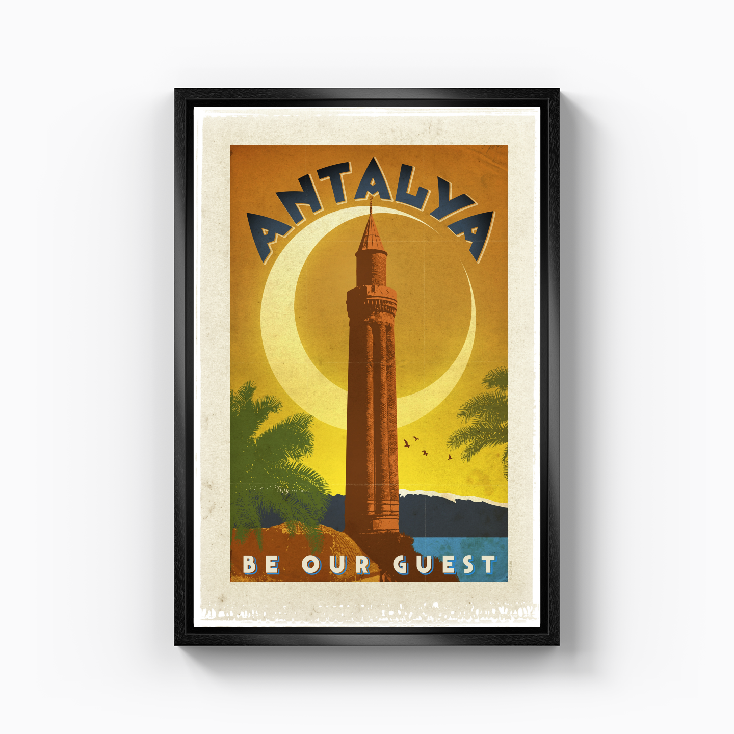 Antalya Yivli Minaret - Canvas Painting