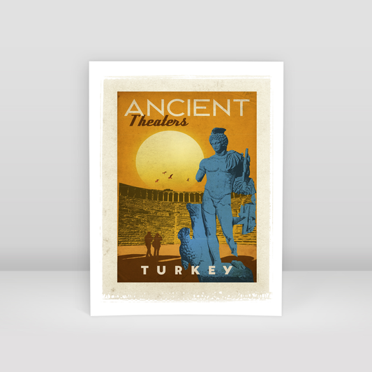 Ancient Theaters - Art Print