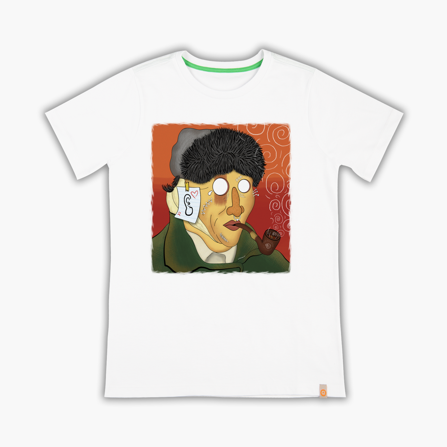 Vincent With The Pipe - T-Shirt