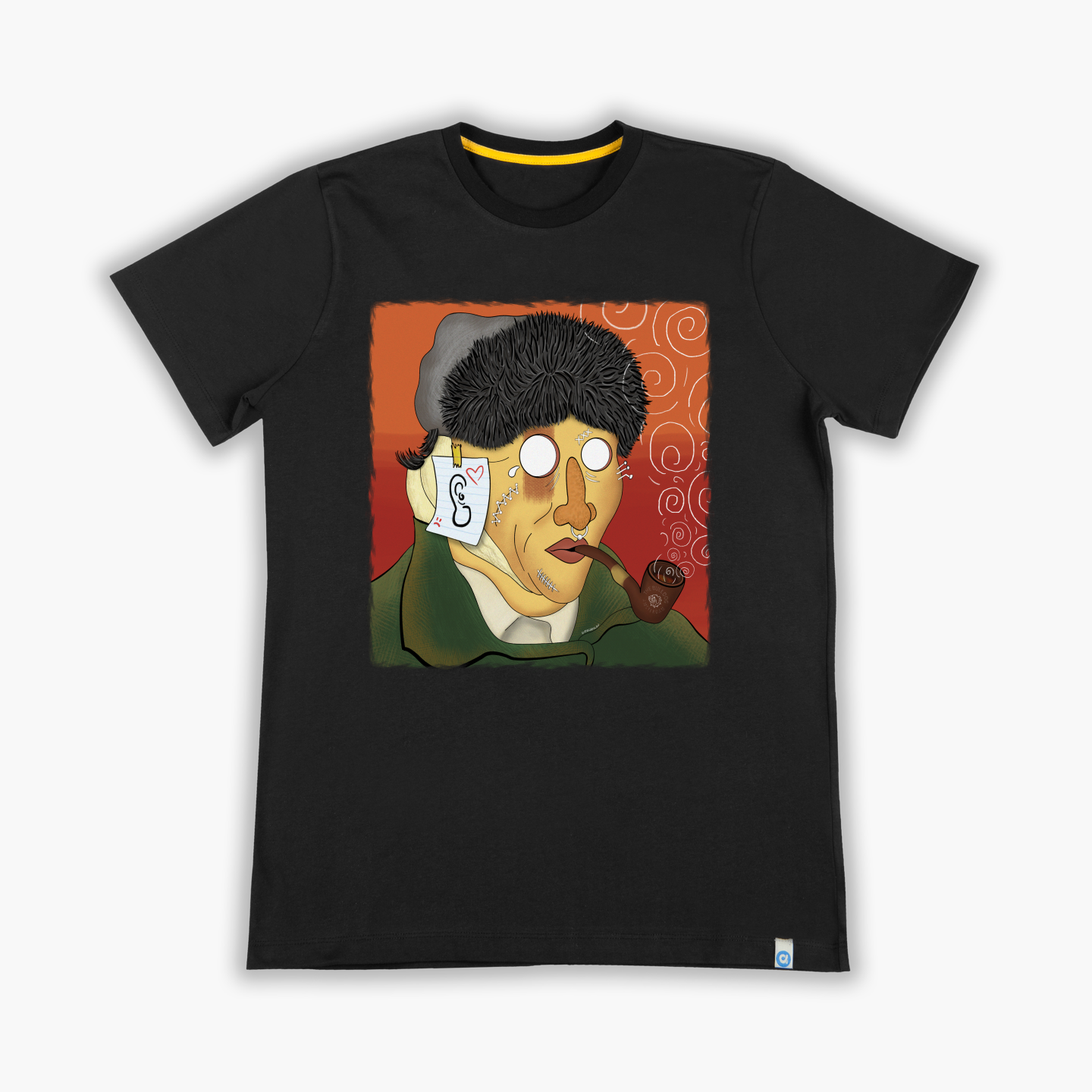 Vincent With The Pipe - T-Shirt