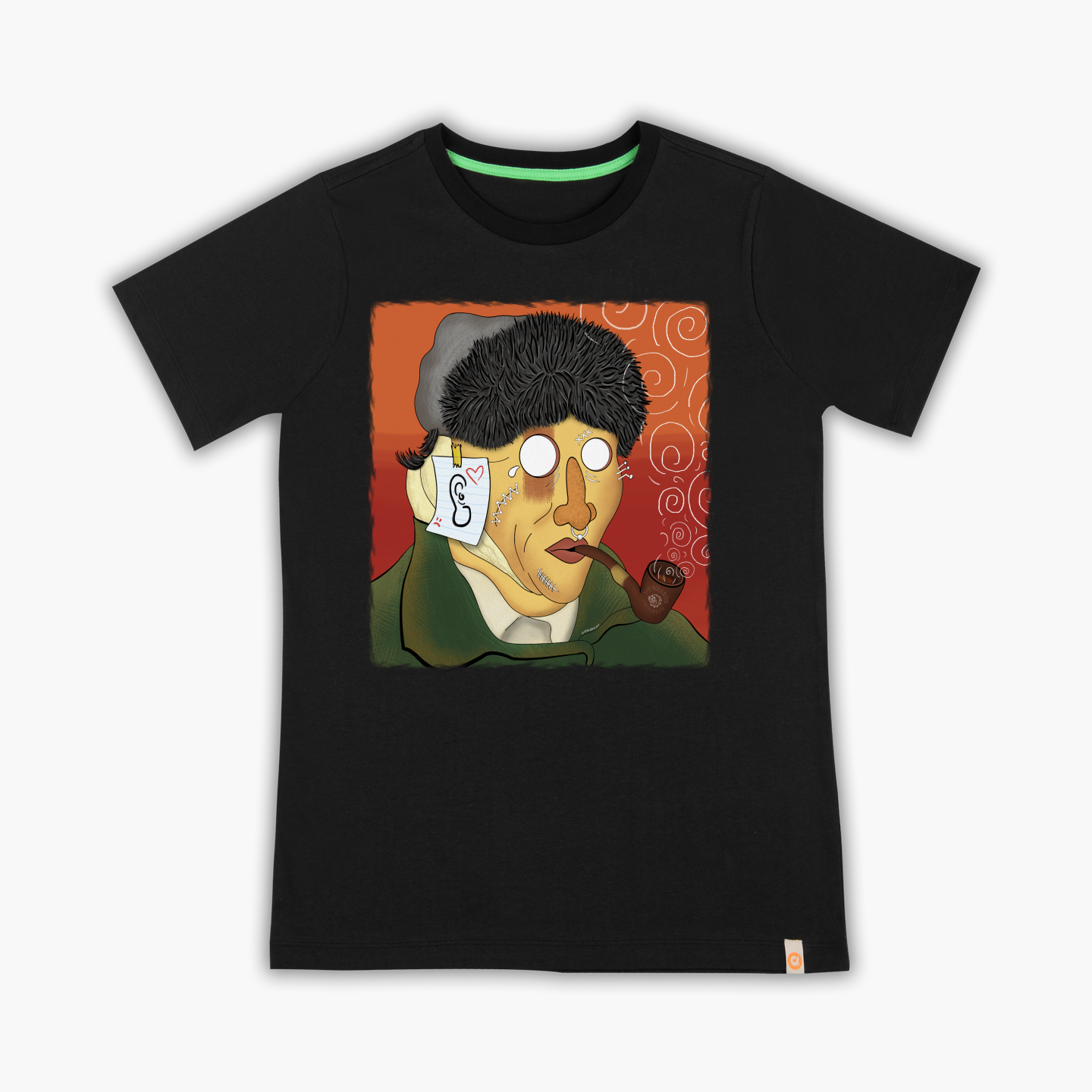 Vincent With The Pipe - T-Shirt