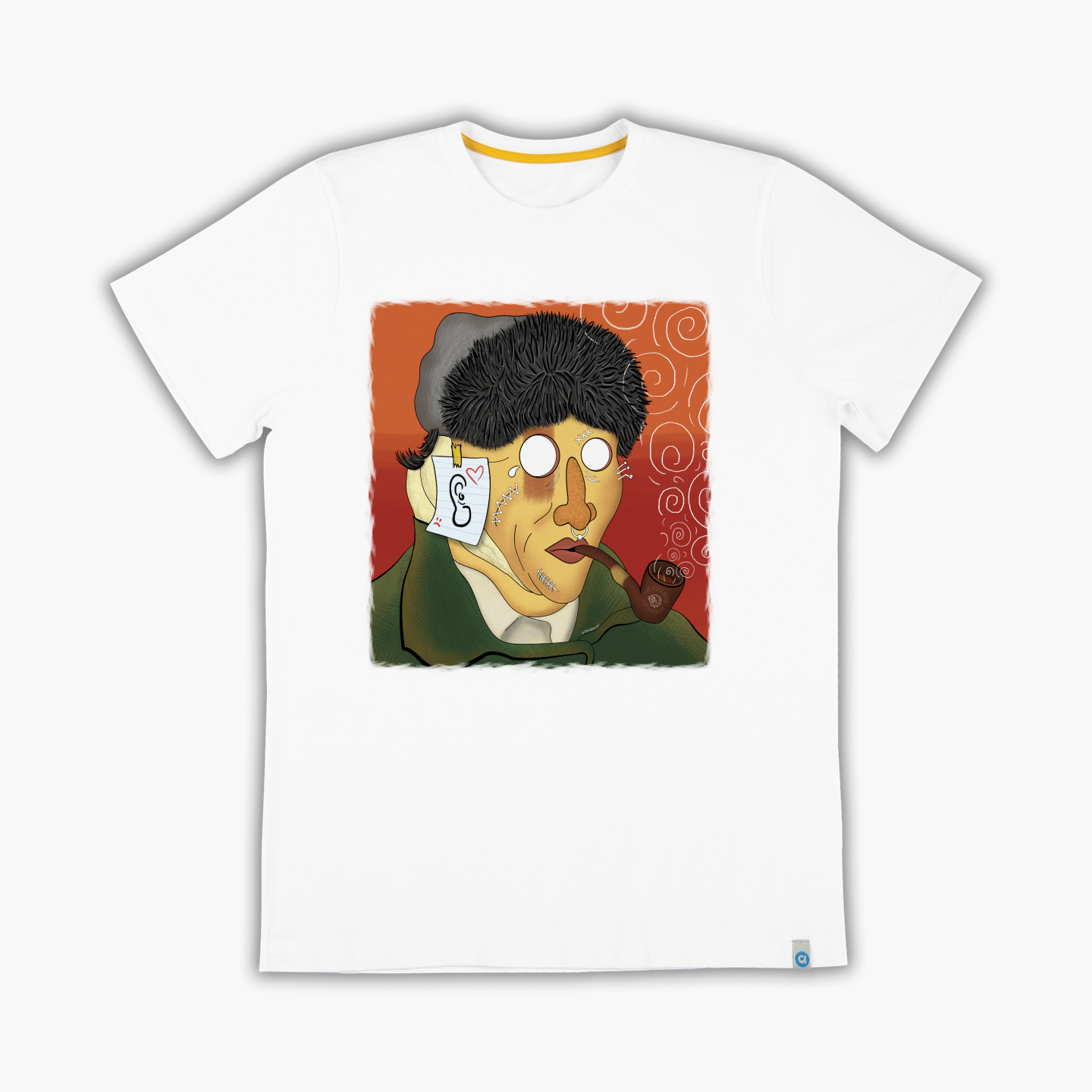 Vincent With The Pipe - T-Shirt