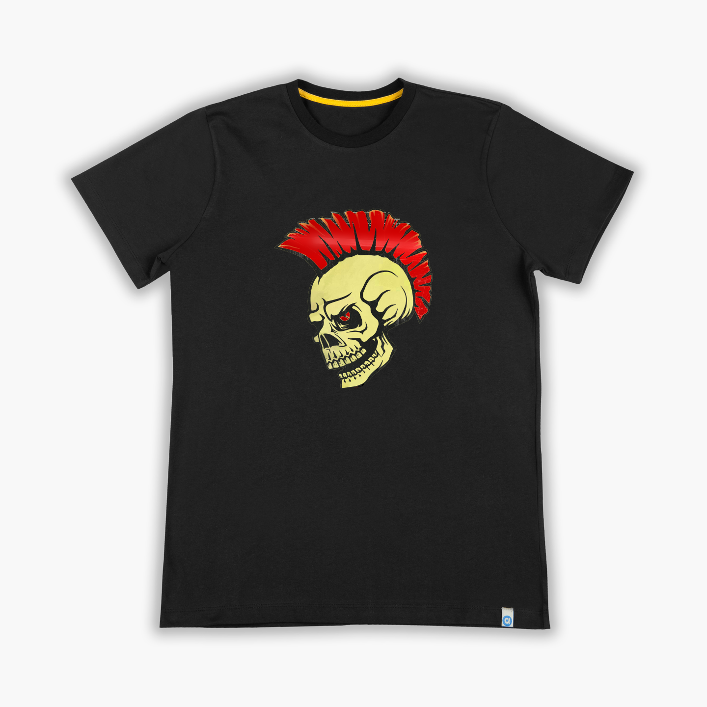 Long Red Head Skull - Tişört