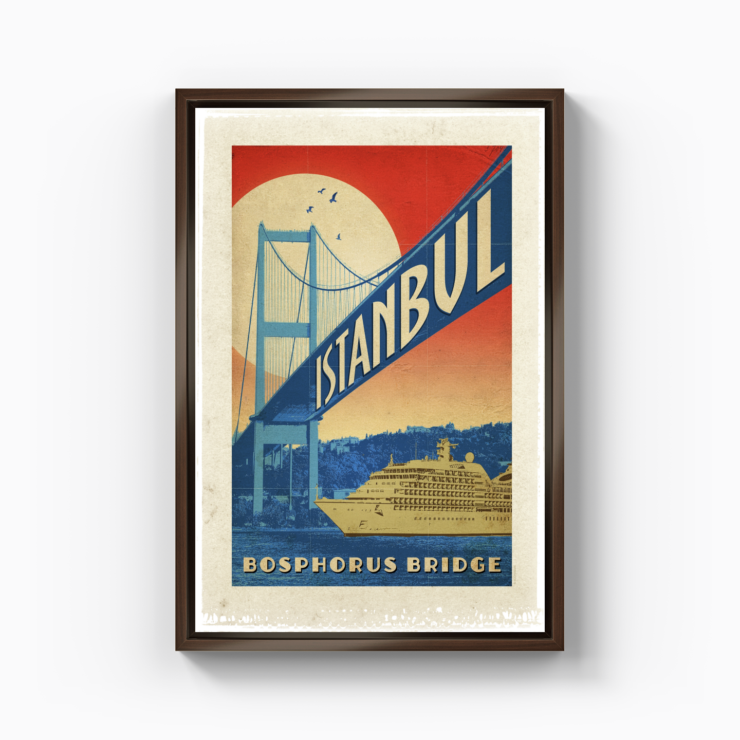 Istanbul Bosphorus Bridge - Canvas Painting