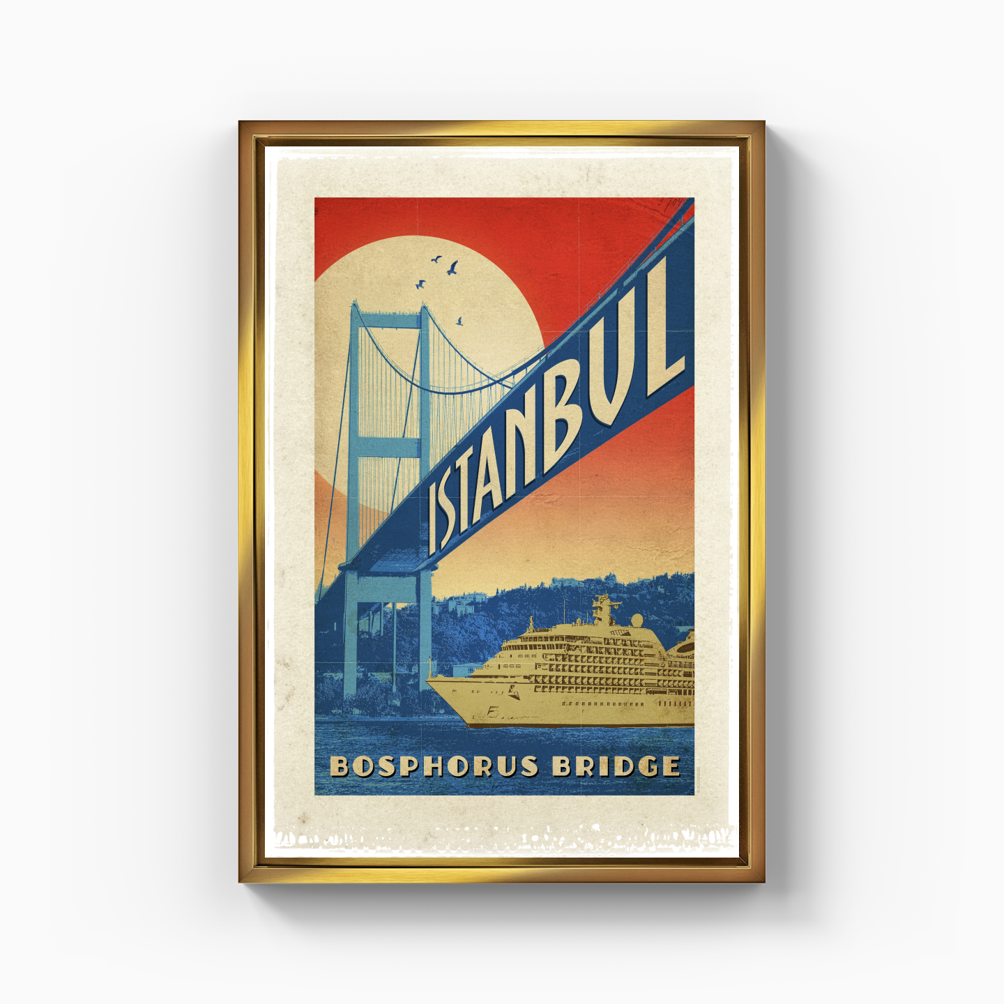 Istanbul Bosphorus Bridge - Canvas Painting