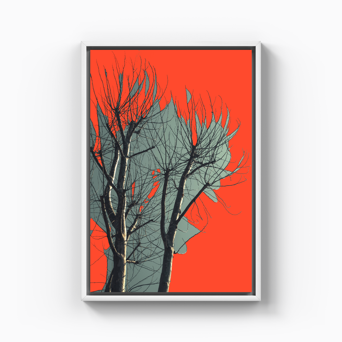 Tree Branch Expressionist Abstract Landscape No 06 - Canvas Painting