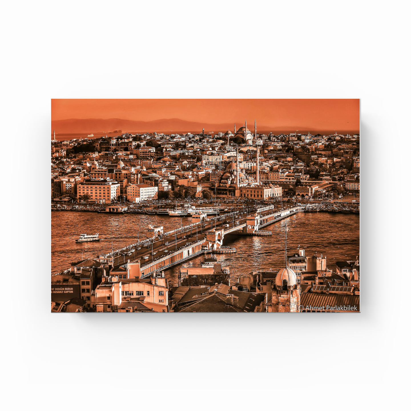 galata bridge - Canvas Painting