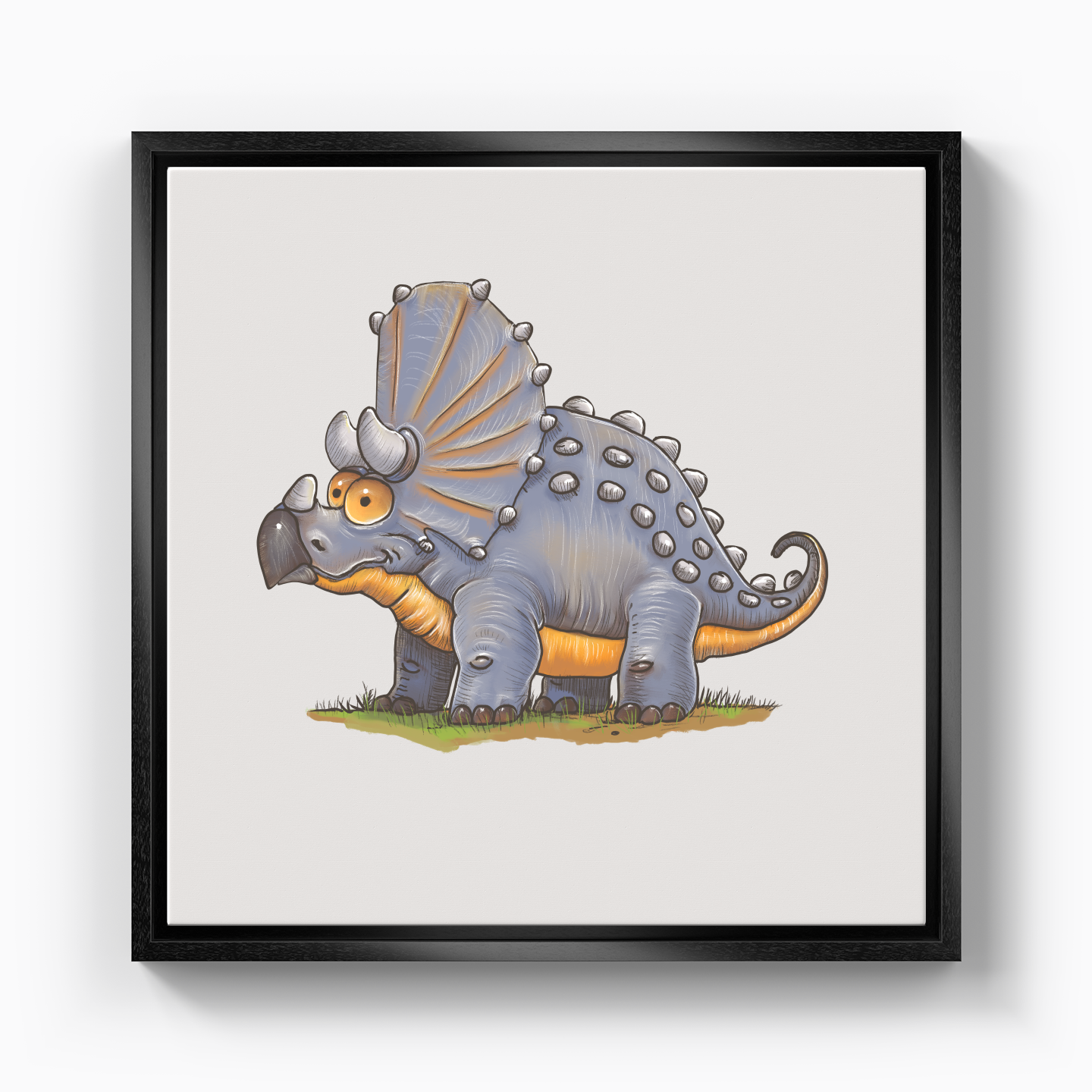 Triceratops - Canvas Painting