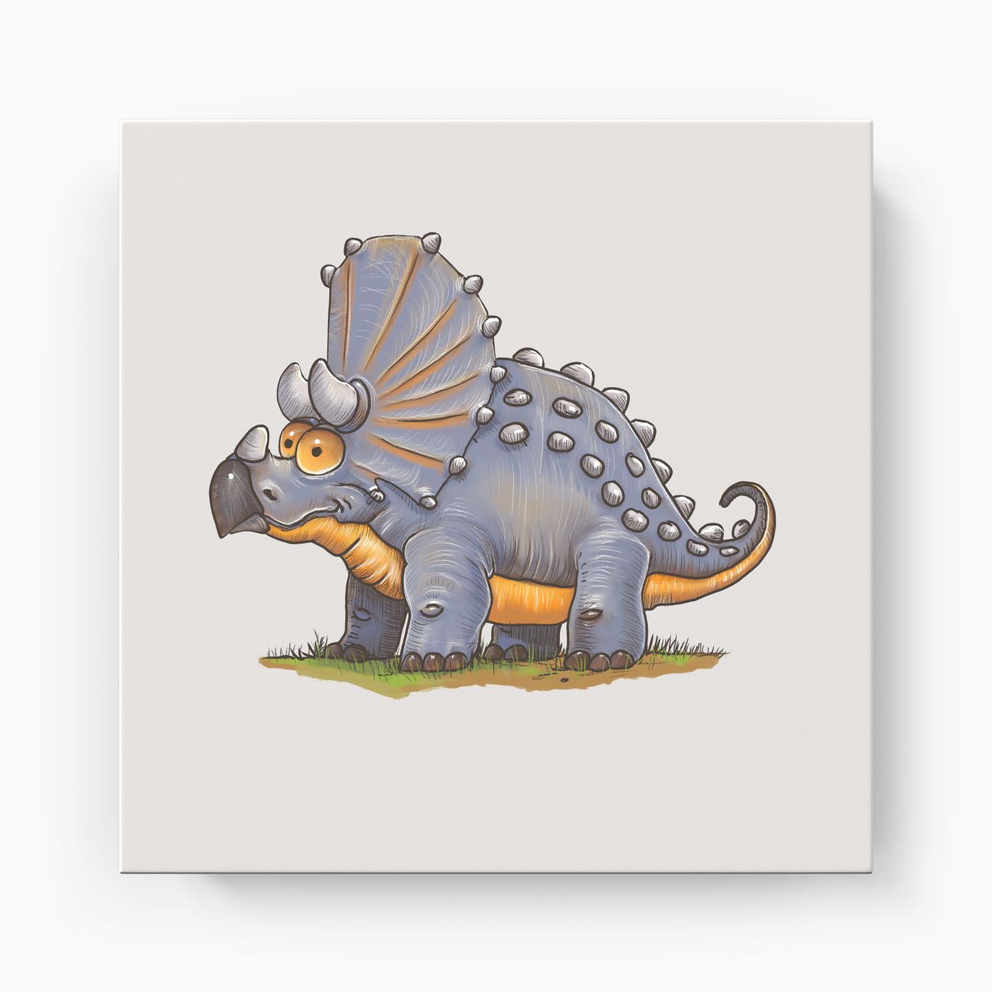 Triceratops - Canvas Painting