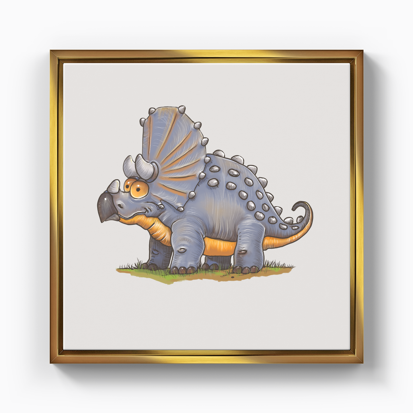 Triceratops - Canvas Painting