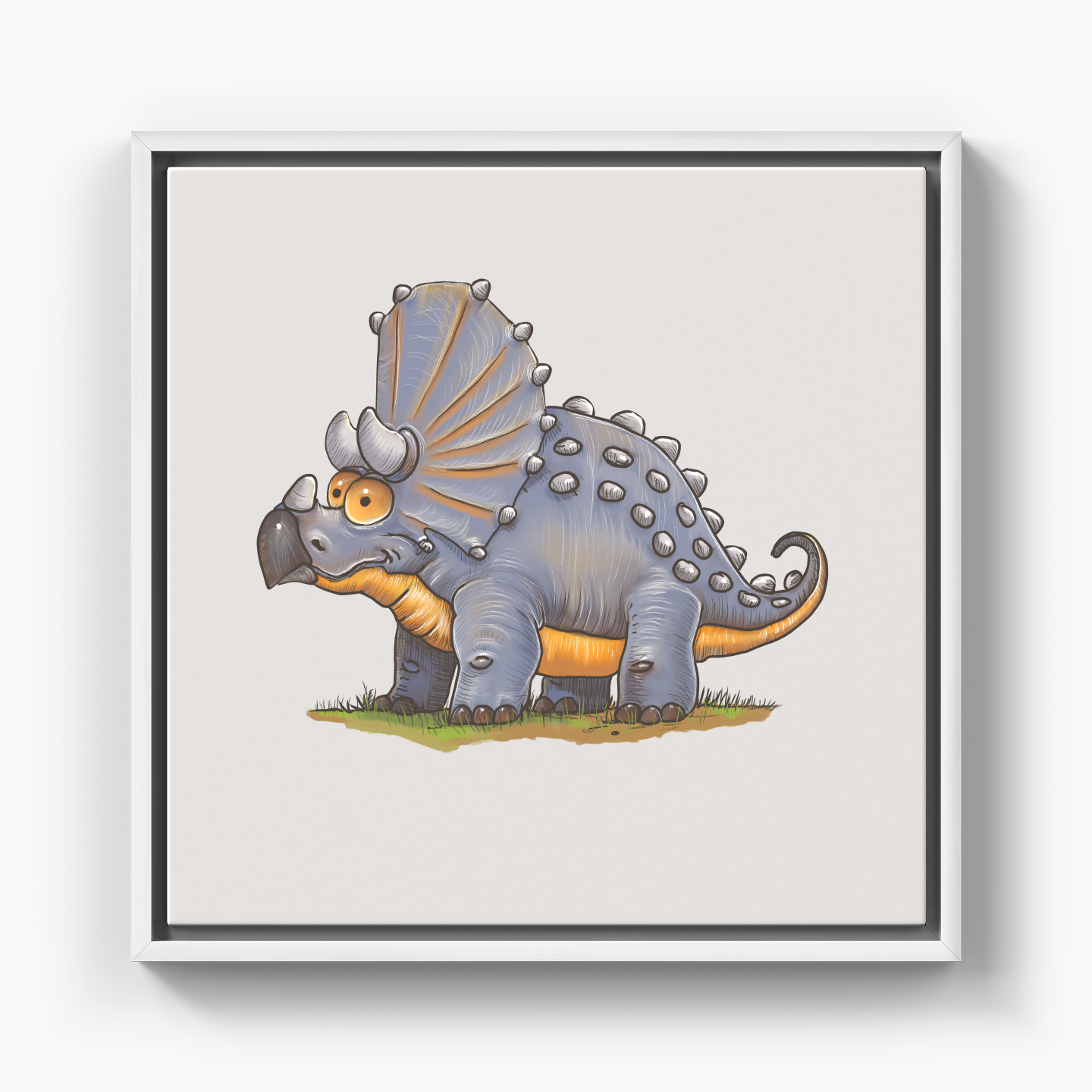 Triceratops - Canvas Painting