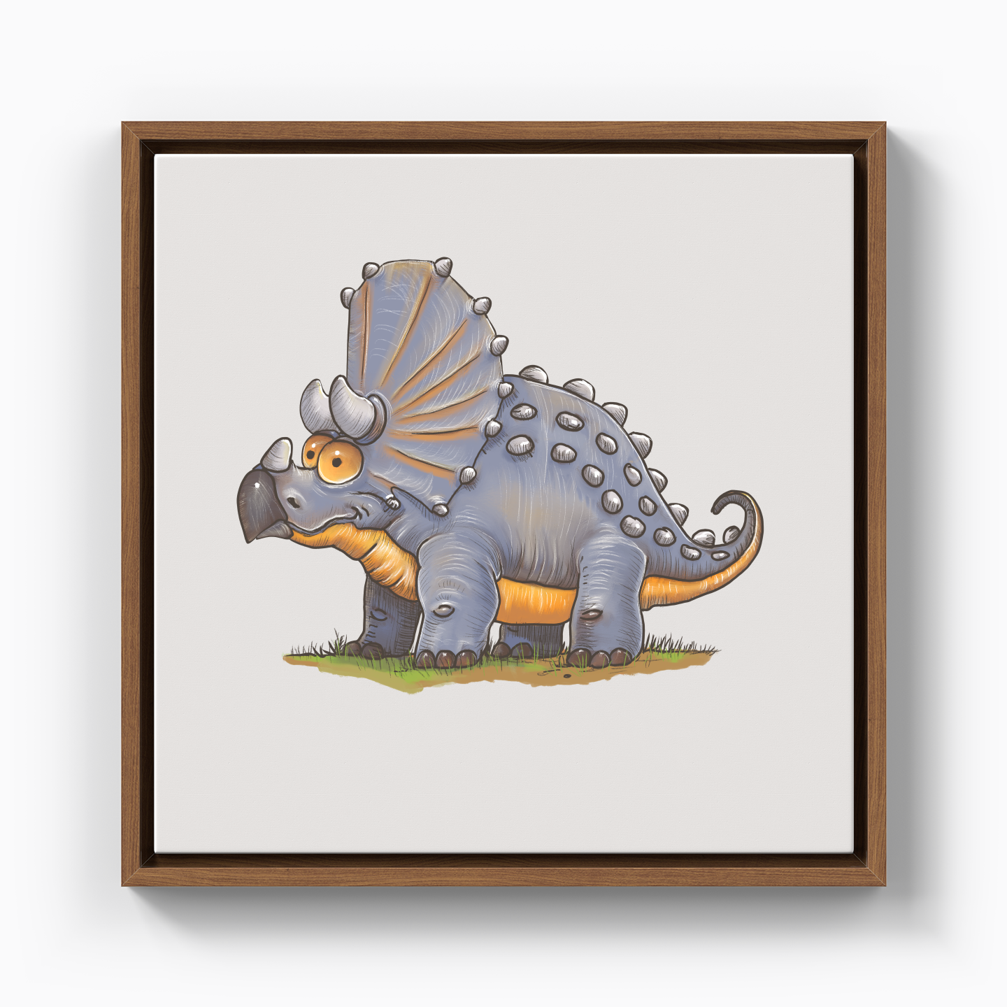 Triceratops - Canvas Painting