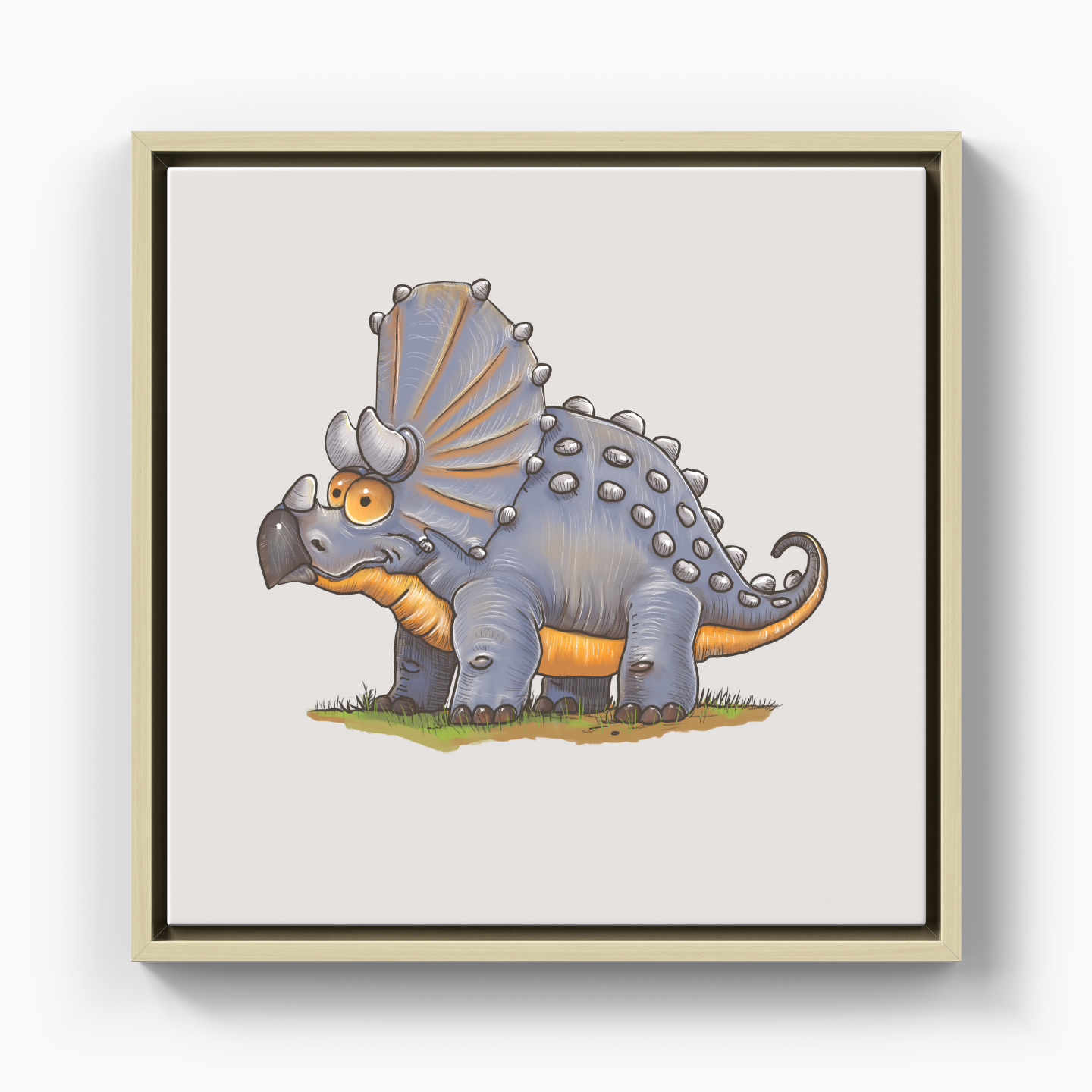 Triceratops - Canvas Painting