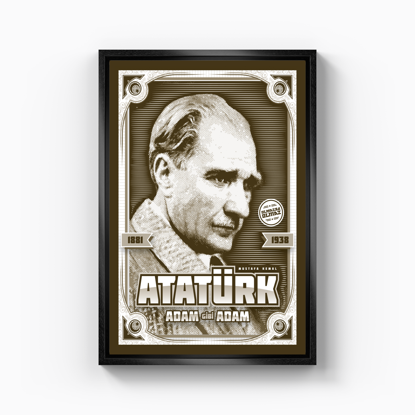 Atatürk - Kanvas Tablo