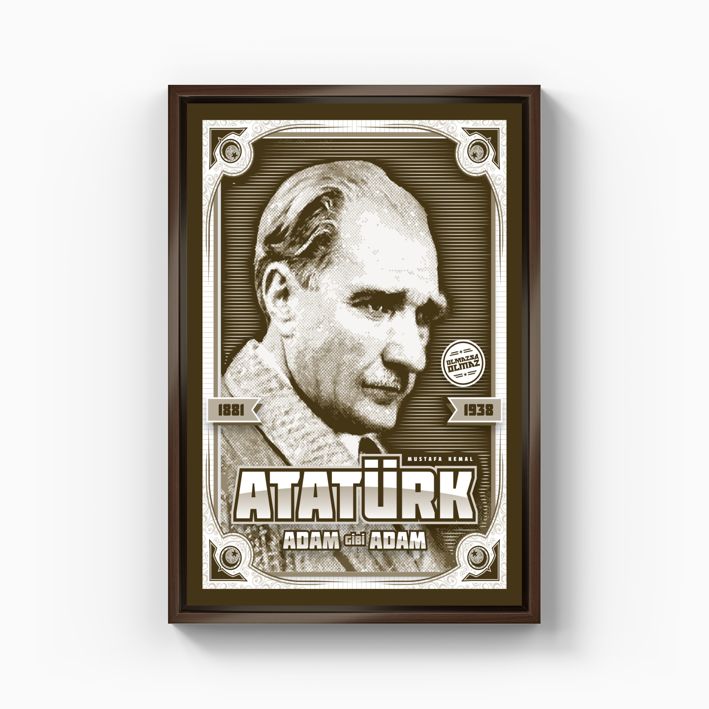 Atatürk - Kanvas Tablo