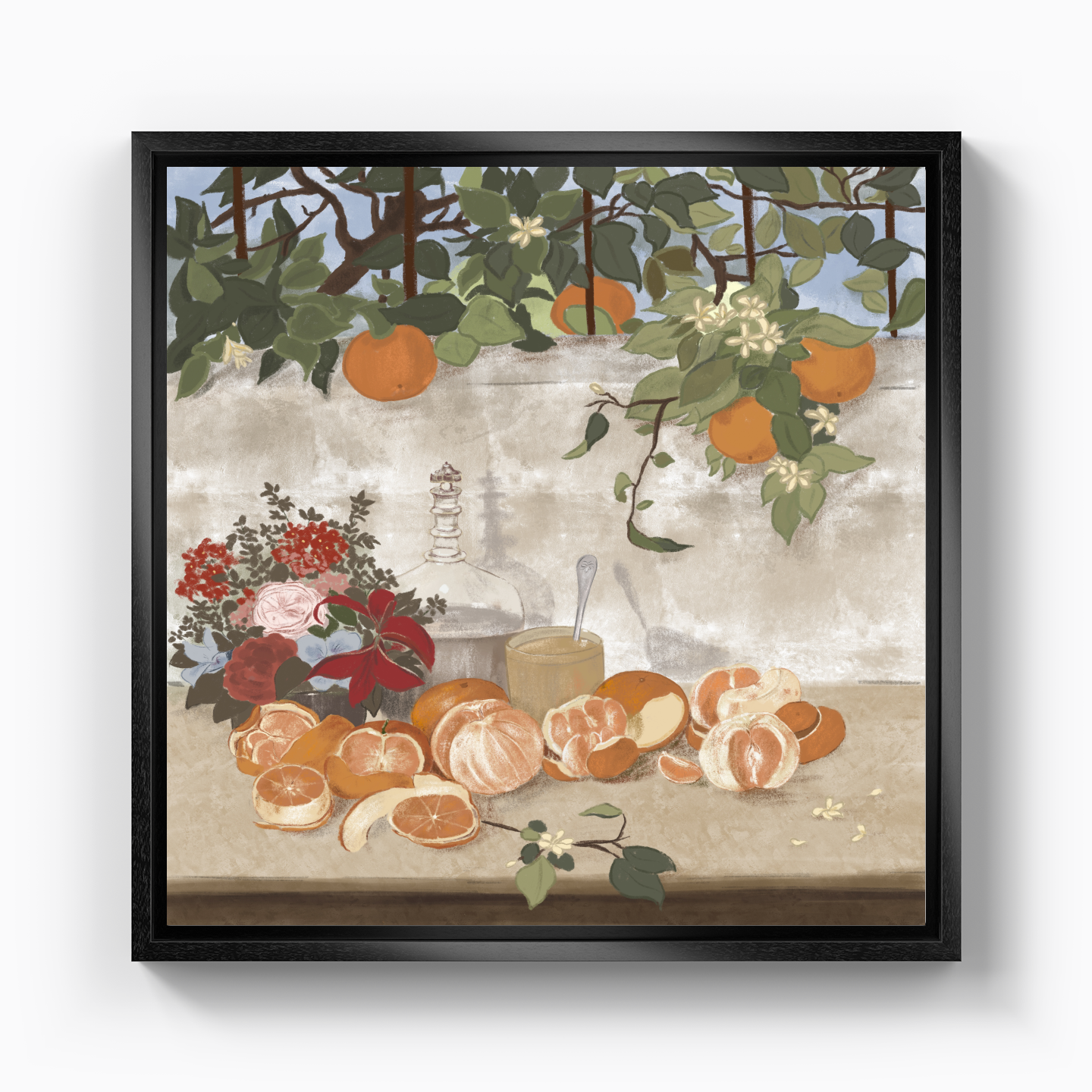 Still Life with Oranges - Canvas Painting