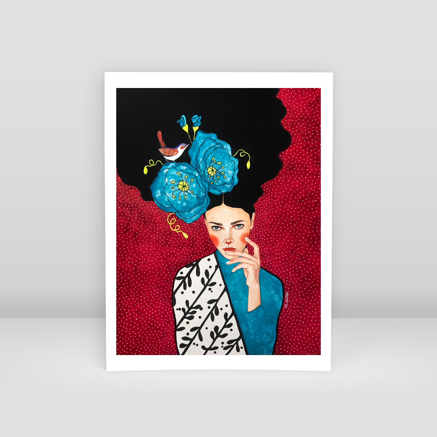 no words left - Art Print