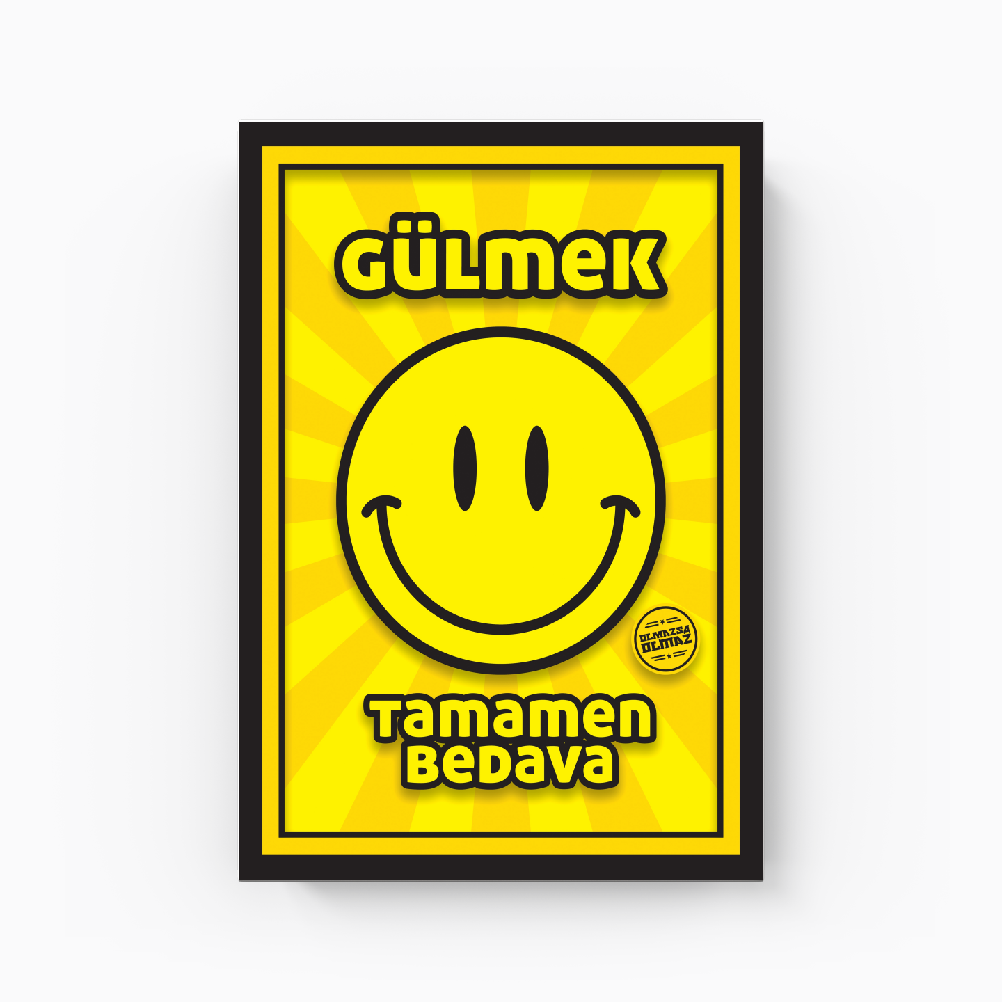 gülmek - Kanvas Tablo