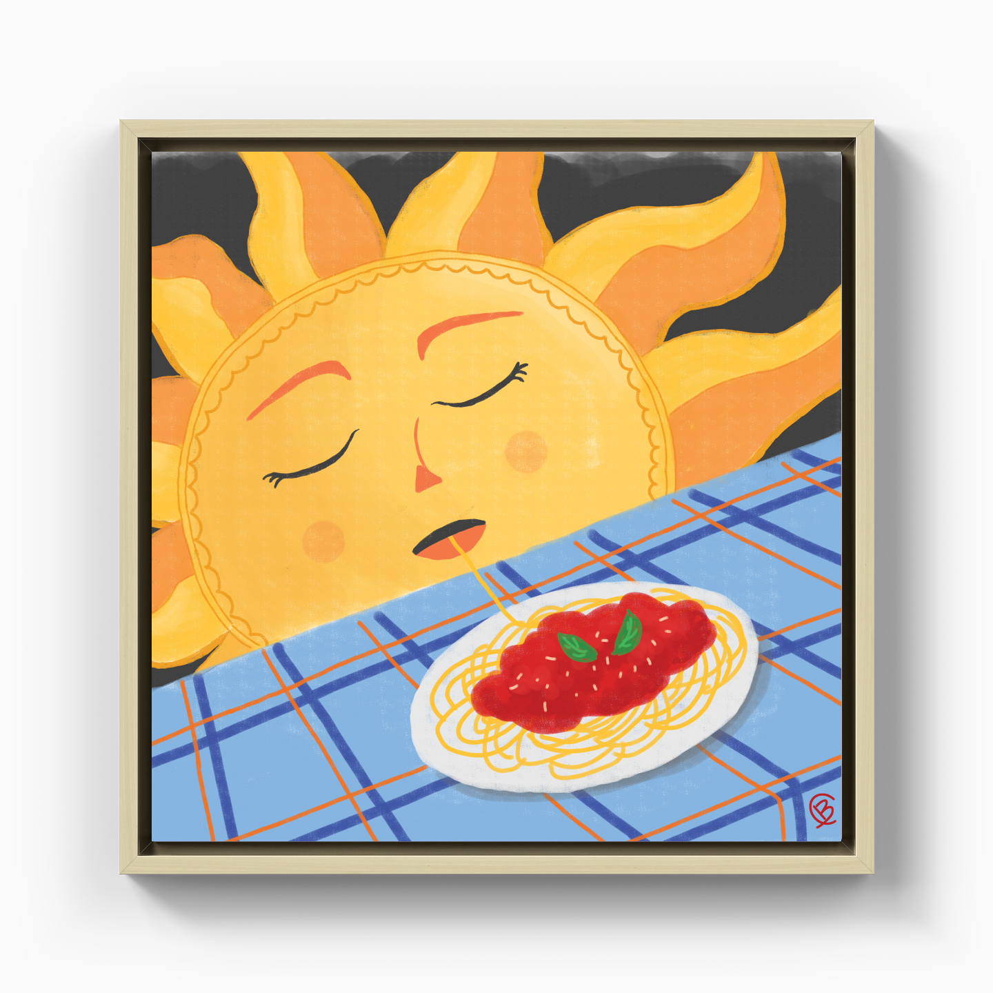 Spaghetti - Canvas Print