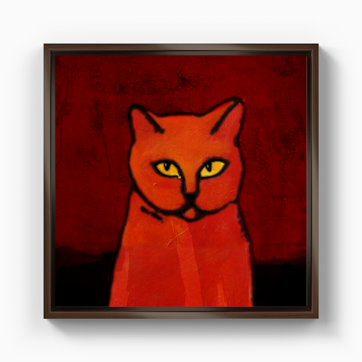 Red Cat - Canvas Print