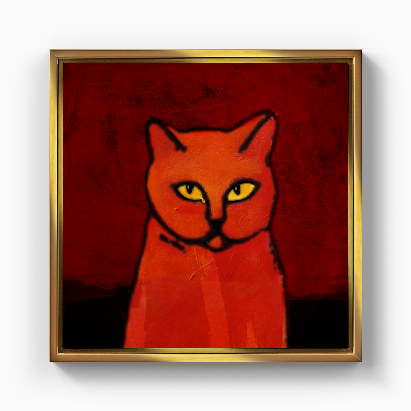 Red Cat - Canvas Print