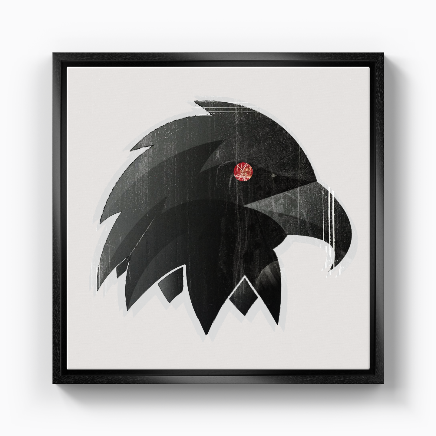 B1903 - Red Eyed Eagle - Canvas Painting