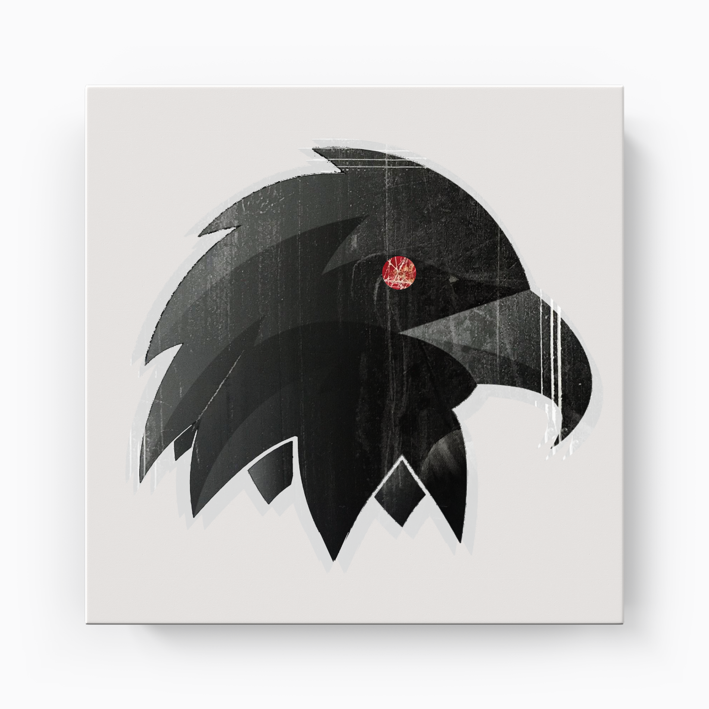 B1903 - Red Eyed Eagle - Canvas Painting