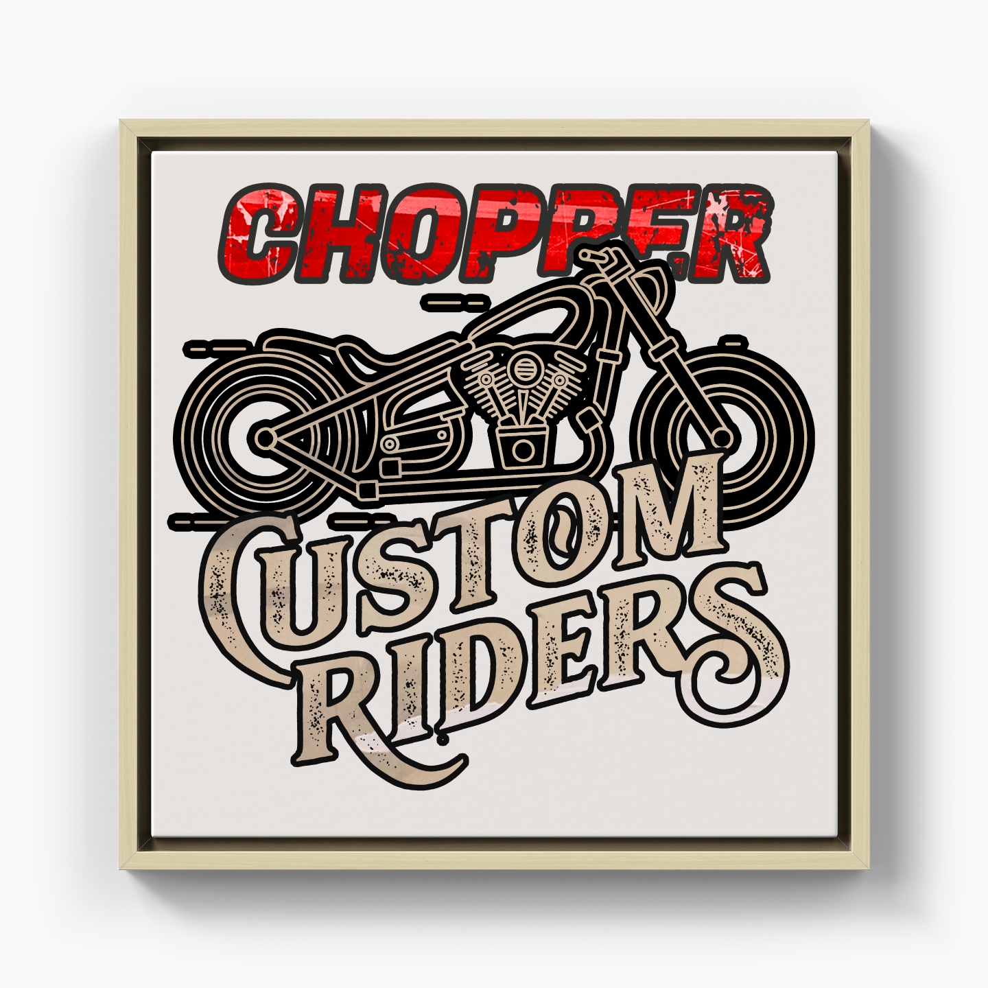 Chopper Custom Riders - Canvas Print