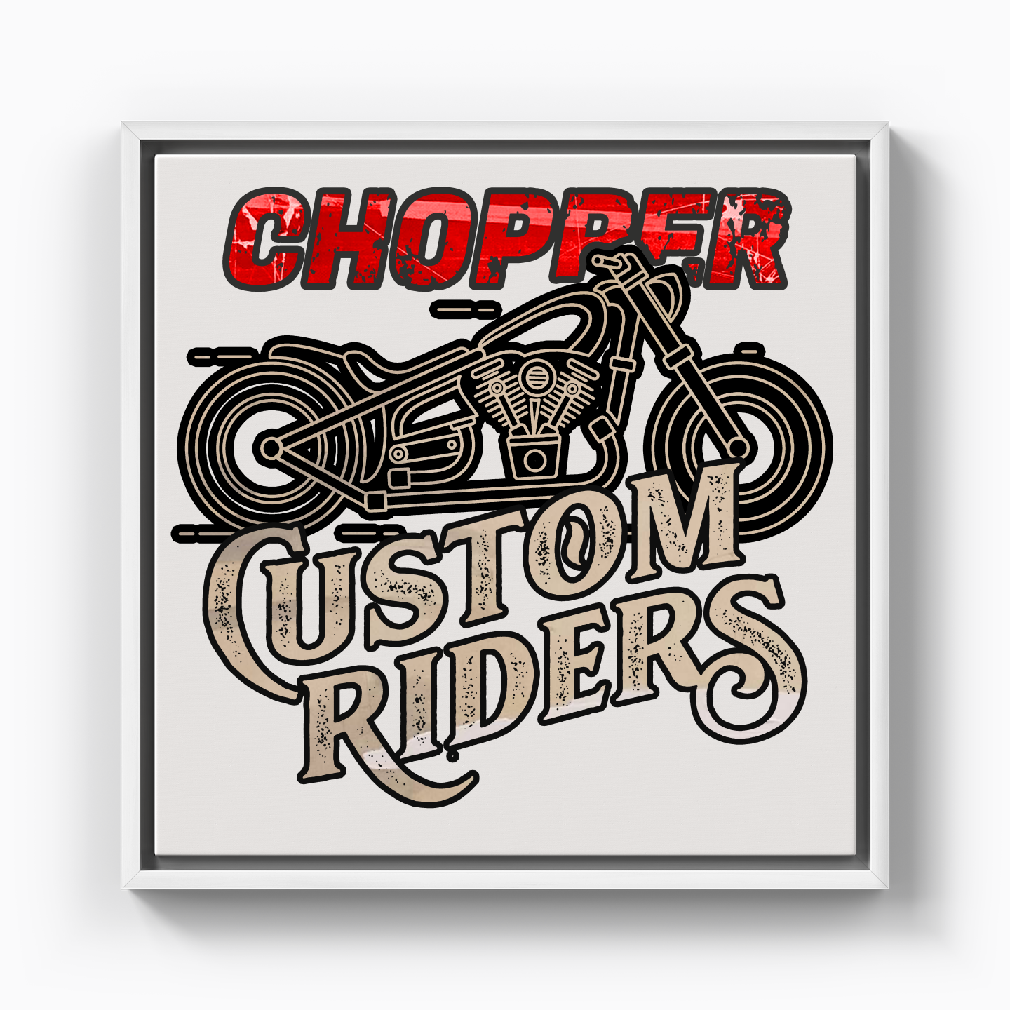 Chopper Custom Riders - Canvas Print