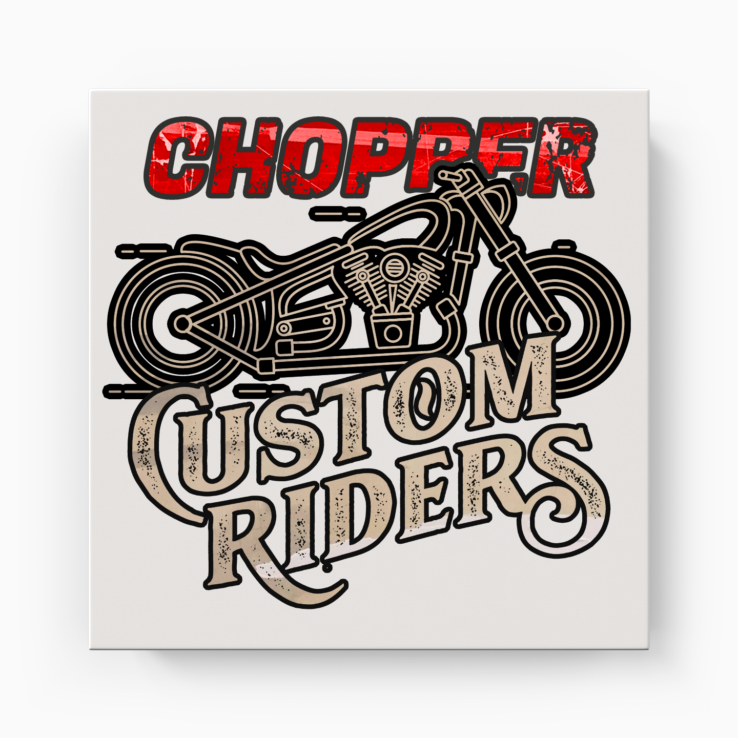 Chopper Custom Riders - Canvas Print