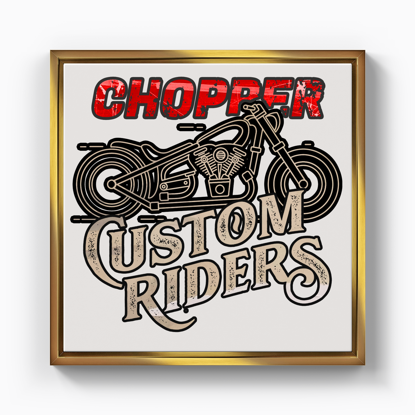 Chopper Custom Riders - Canvas Print