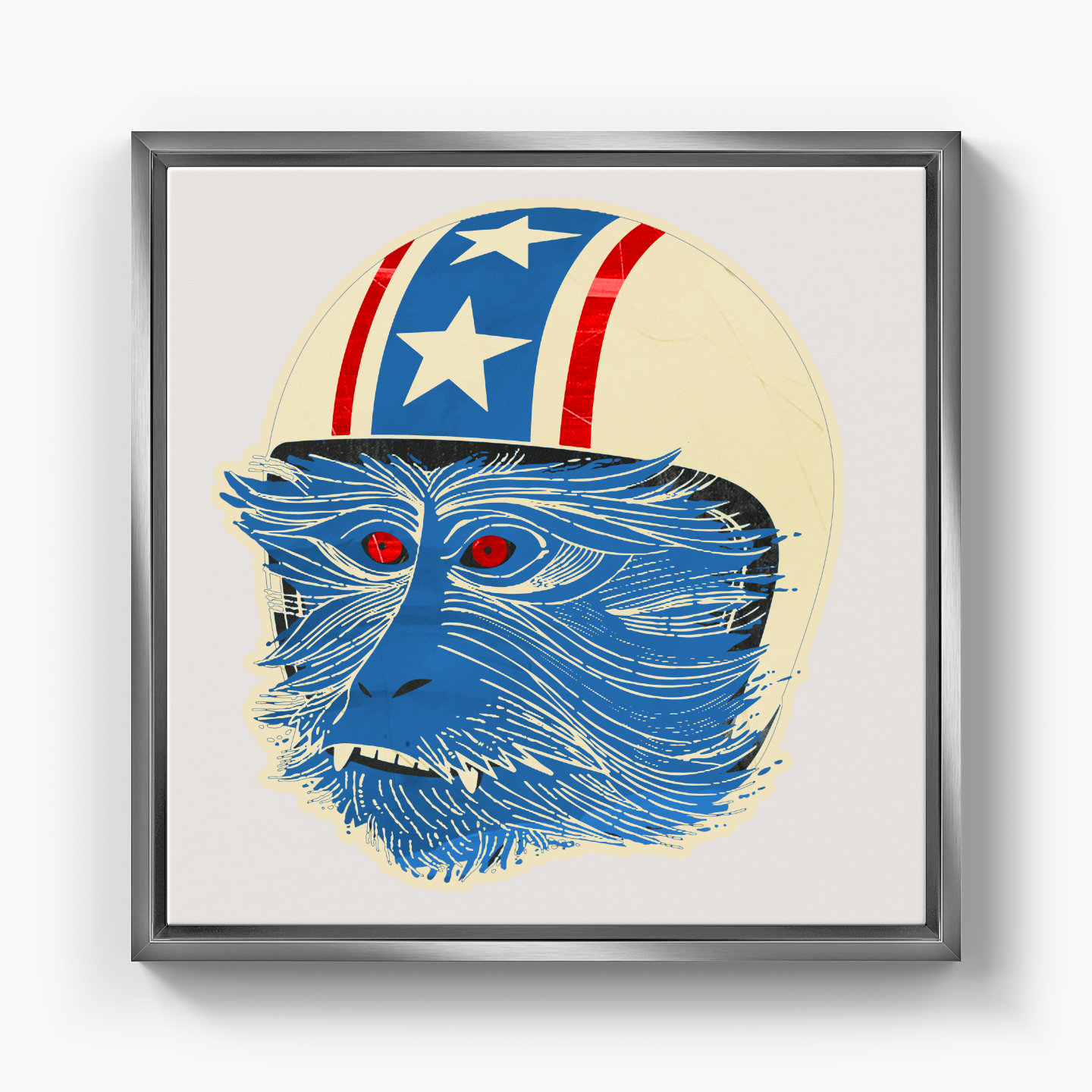 Captain Monkey - Canvas Print