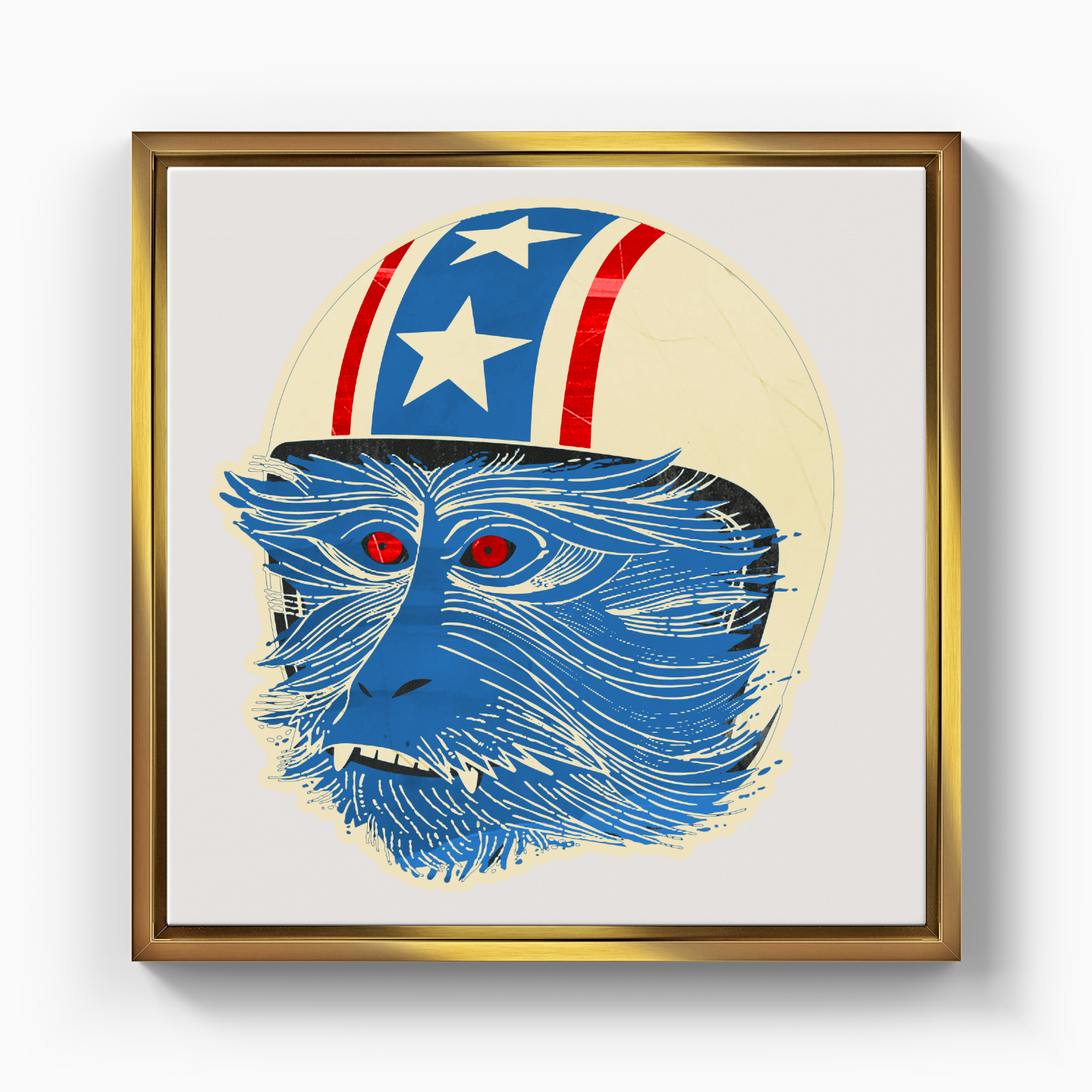 Captain Monkey - Canvas Print