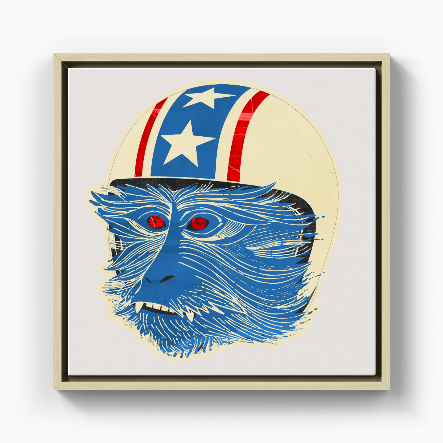 Captain Monkey - Canvas Print