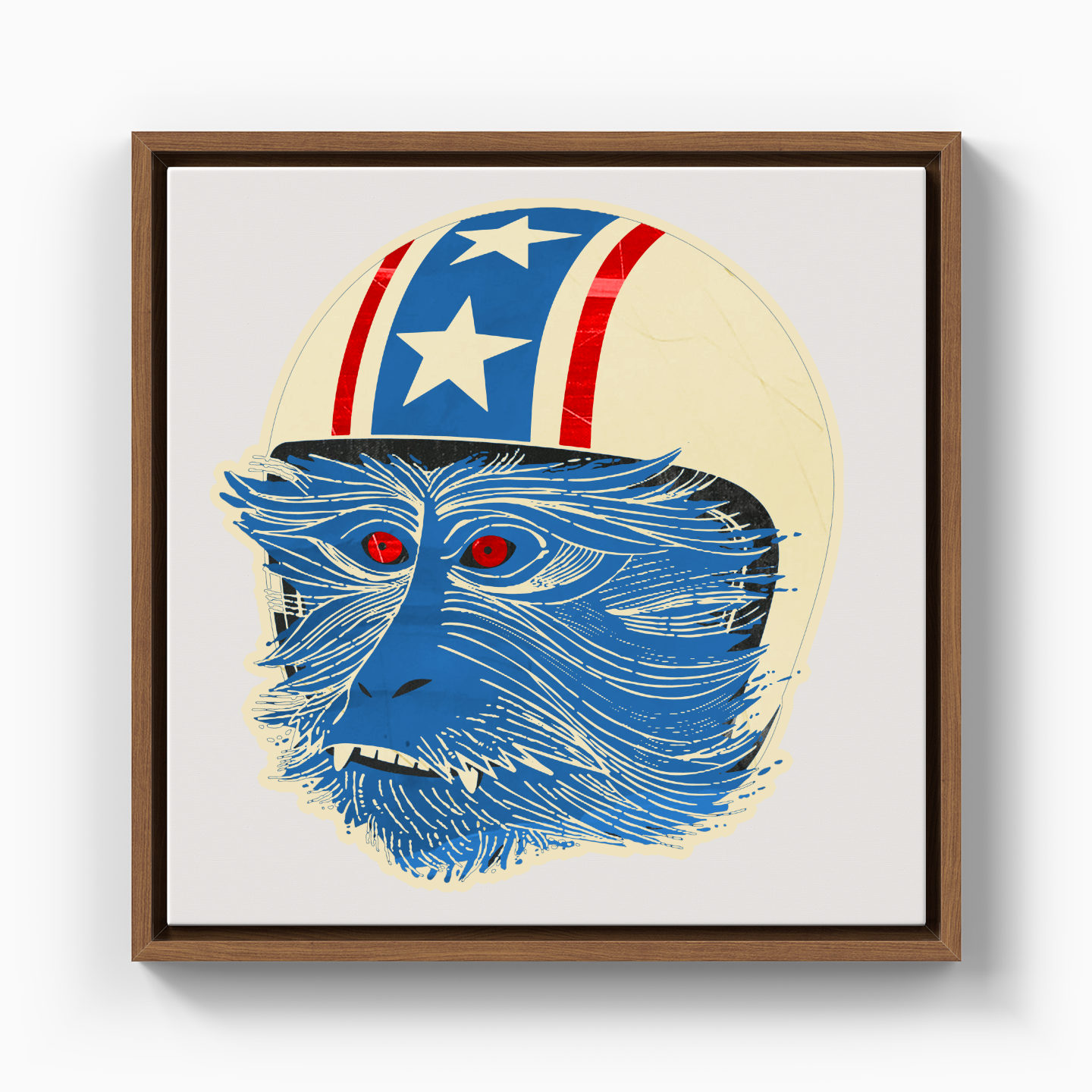 Captain Monkey - Canvas Print