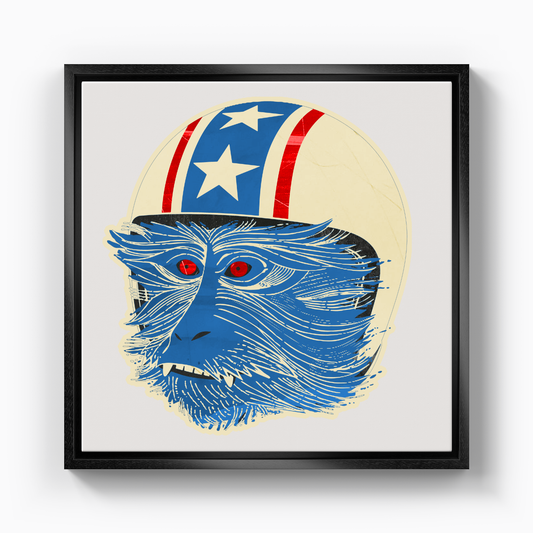 Captain Monkey - Canvas Print