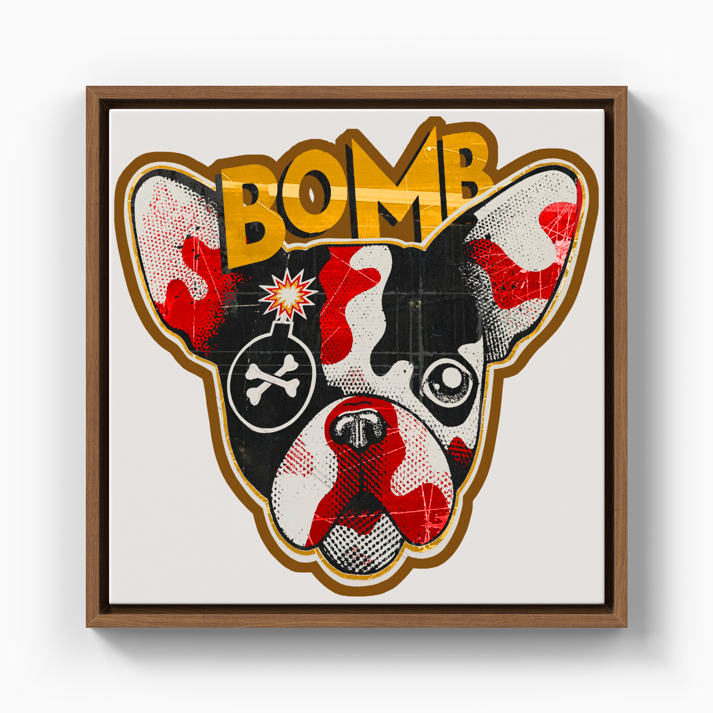 Bomb Dog - Canvas Print