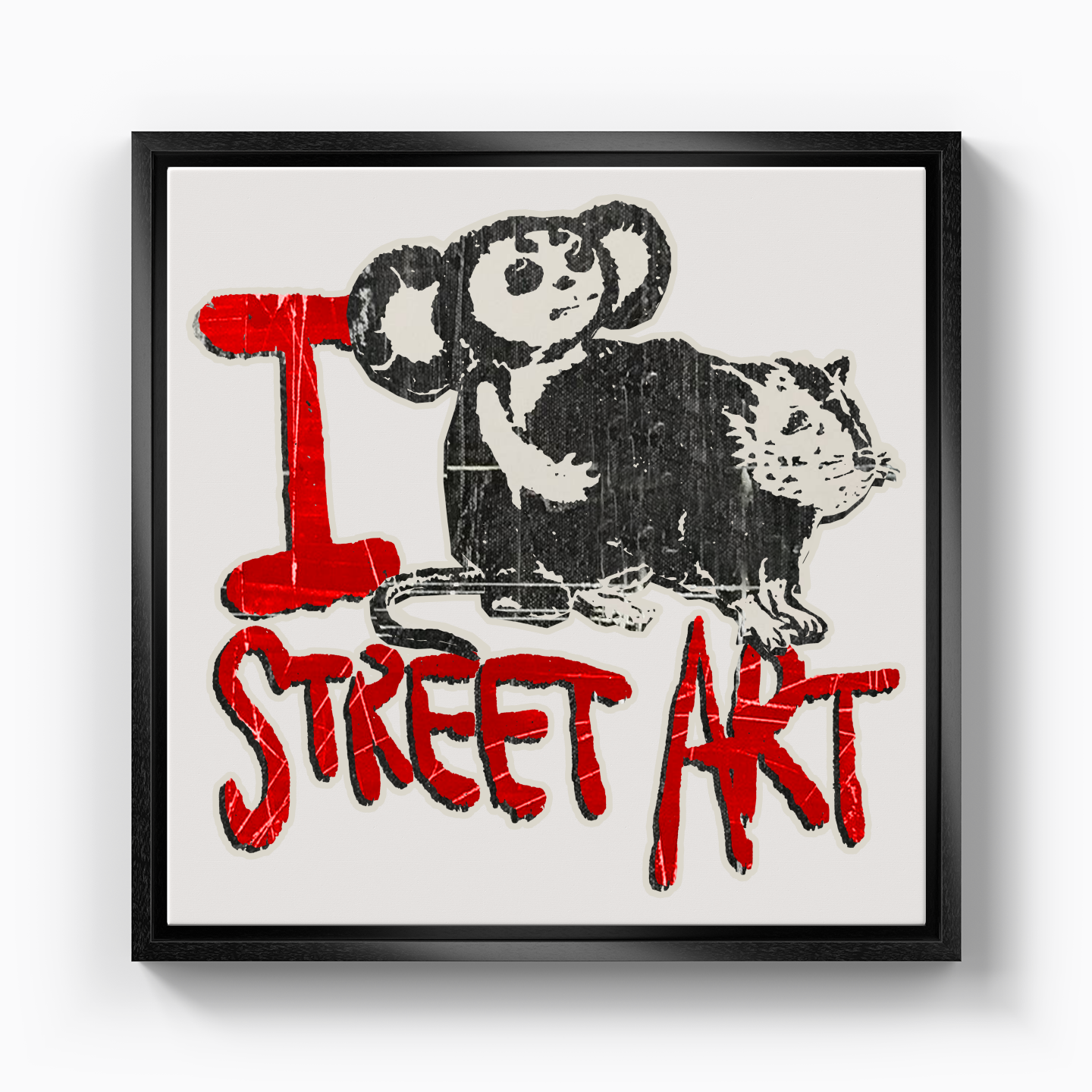 I XXX Street Art - Canvas Painting